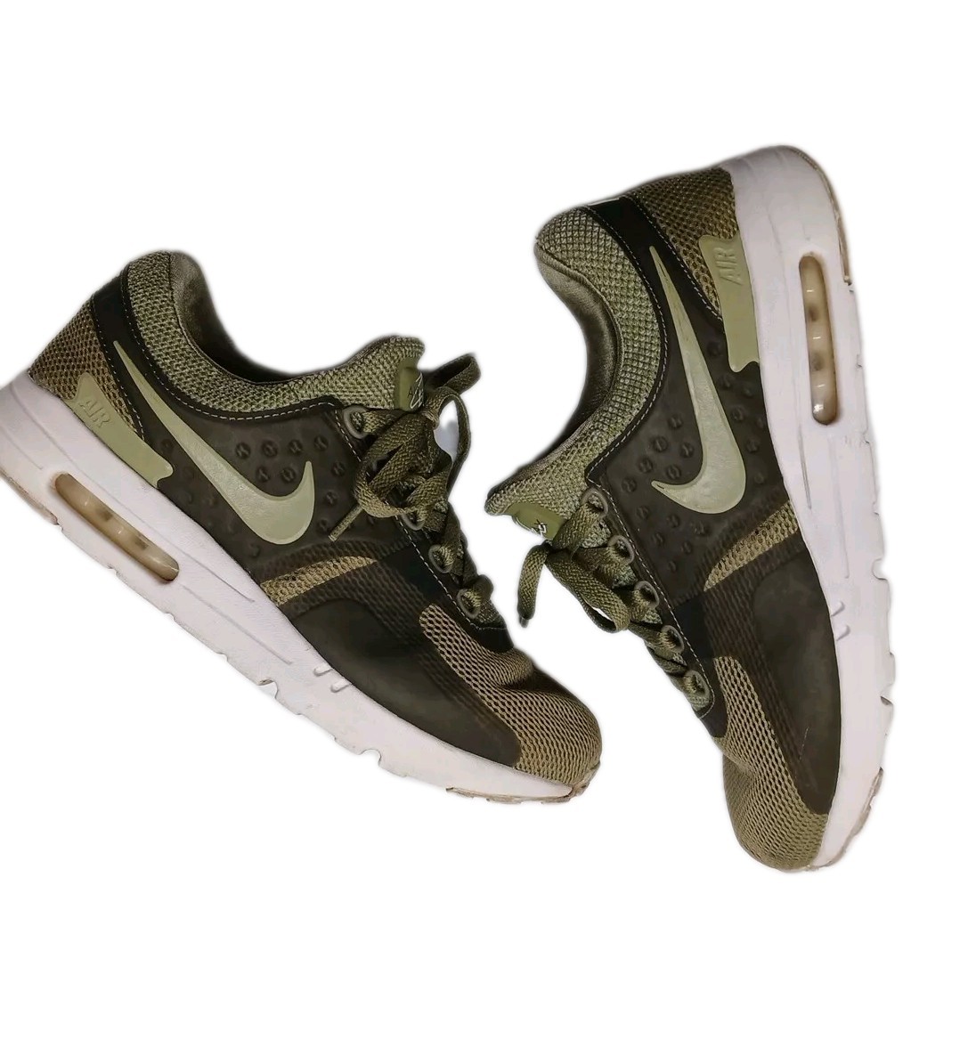 Nike Air Max Zero Mens Green Shoes Sneakers Running Athletic 903892-200