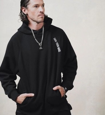 Mindless Labs LOSE YOUR MIND HOODIE Black Sz Large NWT 