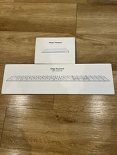 Genuine Apple Magic Keyboard Touch ID Numeric Keypad & Magic Trackpad Boxed VGC