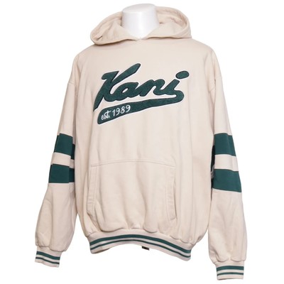 Kani, Kapuzenpullover, Größe: L, Beige/Grün, Baumwolle/Polyester, Print #WuG