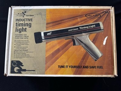 Vintage Sears Craftsman Inductive Timing Light w/ Box Manual