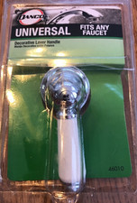 Danco 46010 Replacement Chrome Lever Handle White Tip Faucet Handle
