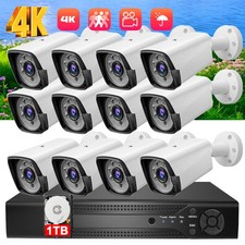 5MP 4/8CH H.265 4K HD Lite Outdoor CCTV Home Security Camera System Opt 1TB HDD