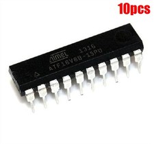 10Pcs ATF16V8B-15PU ATF16V8B DIP-20 Atmel og