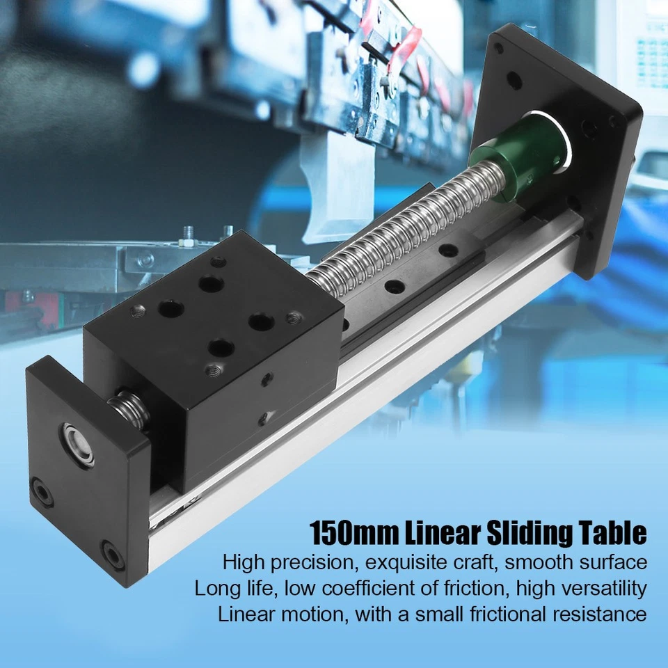 Precision Sliding Table Ball Screw Linear Stage Slide Effective Stroke 150mm For - Immagine 4 di 4