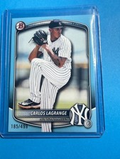 2025 Bowman Draft 1st Sky Blue Carlos LaGrange /499