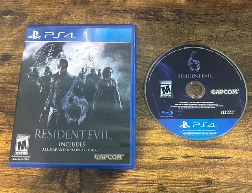 Resident Evil 6 HD PlayStation 4 PS4 Blue Box Clean