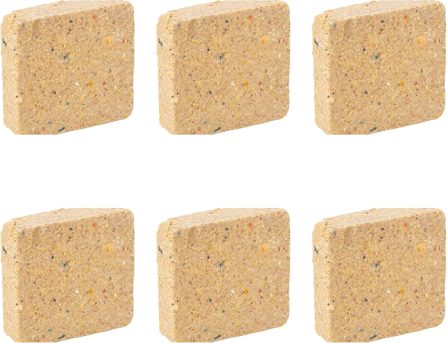Mealworm Suet Block Wild Bird Treat, 6 X 300G