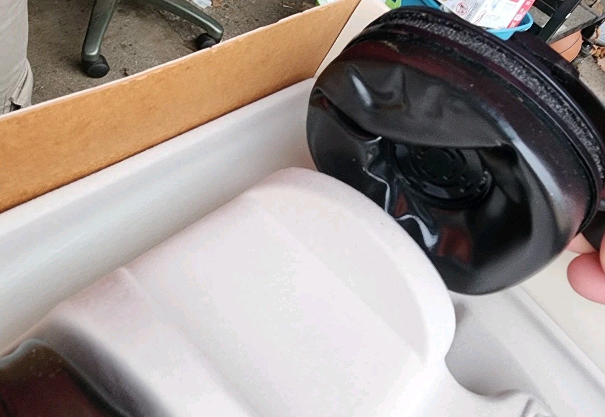 Vtg KOSS Infrared FM Stereo Wireless JCK300 Headphone System JCK-300 In Box Unus