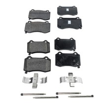 Front and Rear Ceramic Brake Pad Set For 2005-2019 Chrysler 300