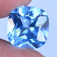 Natural Blue Jeremejevite 4.80 Ct Cushion Namibia Certified Loose Gemstone