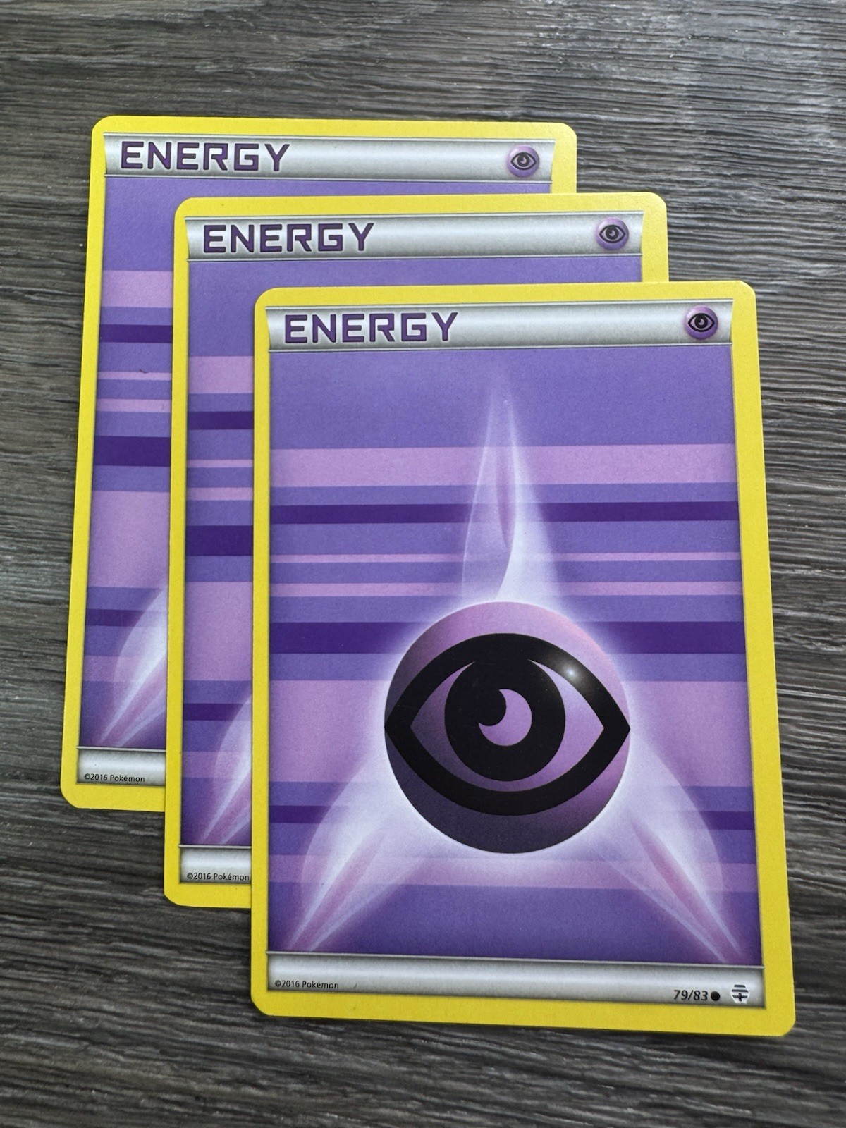 X3 Psychic Energy 79/83 LP Pokemon Generations Common