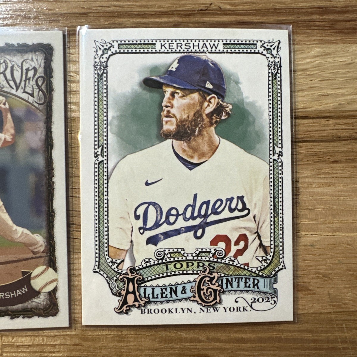 2025 Topps Allen & Ginter Wicked Curves WC-7 Clayton Kershaw