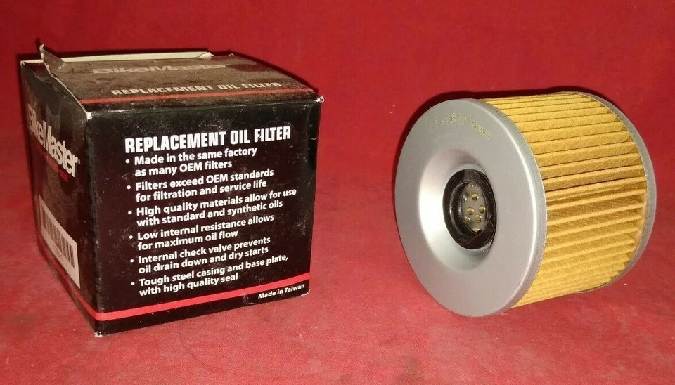 NUEVO Filtro de aceite Bike Master 17-1611 / Honda Triumph Kawasaki Yamaha Foto 2 de 4