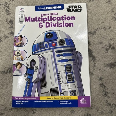 Disney Learning Smart Skills Star Wars WorkbookGrades 23 Multi - VERY GOOD