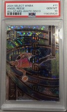 2024 Panini Select WNBA - All-Stars Angel Reese #11 White Disco Prizm /75 (RC)