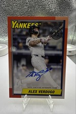 2025 Topps Series 1 - 1990 Topps Baseball Autographs Alex Verdugo #90A-AVE (AU)