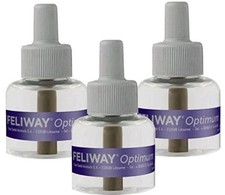 Feliway Optimum Enhanced Calming Diffuser Refills 3-Pack for Cats