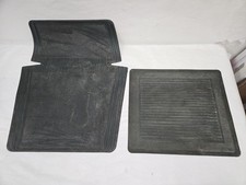 Set Of 2 Vintage Greenish Blue Floor Mats Unbranded Set Of 2 Vintage Greenish Blue Floor Mats Unbranded