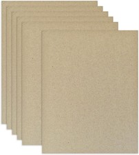 20 Pack Heavy-Duty Chipboard Sheets 8.5 x 11 Inch, 40PT 1mm Thick Kraft Boards