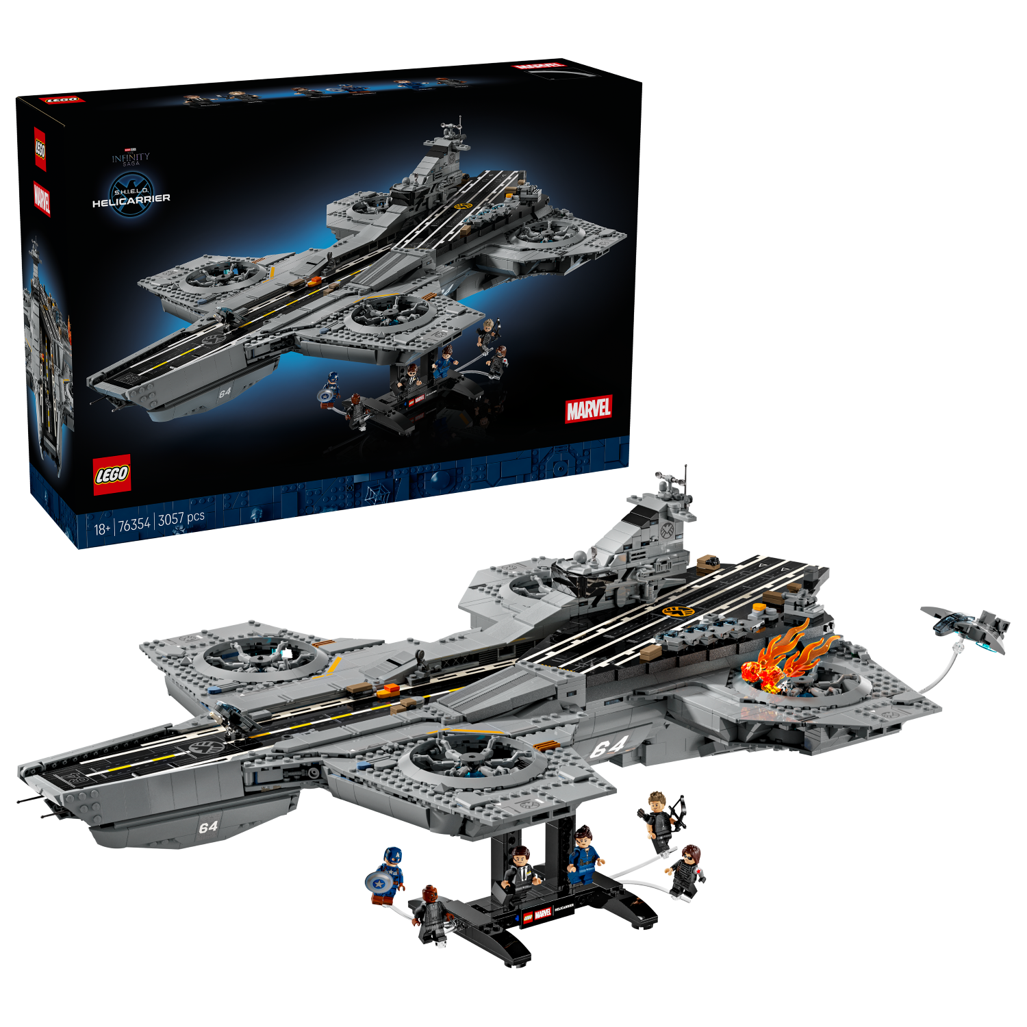 Lego Marvel Super Heroes S.H.I.E.L.D. Helicarrier 76354 - Image 15