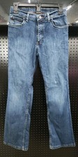 Wrangler Boys Relaxed Bootcut Jeans Blue Dark Wash Size 16 Regular