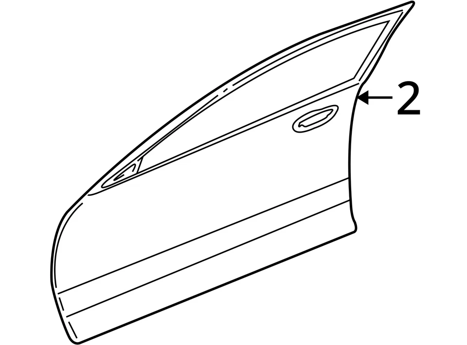 OLDSMOBILE PONTIAC ALERO GRAND AM PANEL FRT S D OTR 22614328 2000-2005 - NUEVO Foto 3 de 3