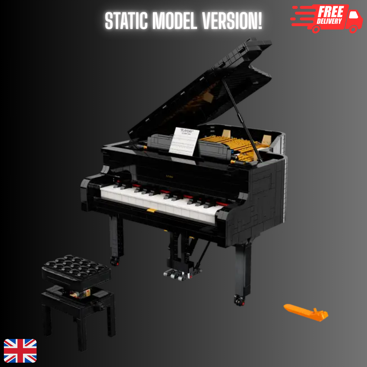 LEGO Ideas: Grand Piano (21323) for sale online UK - Main Image