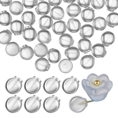  50 Pcs Ohrringrücken Ohrringverschlüsse Für Hakenohrringe -Back -Accessoire
