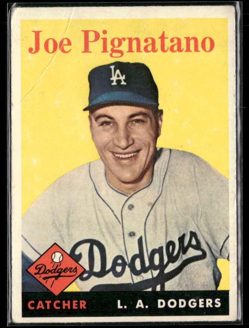 Joe Pignatano #373 Baseball Cards 1958 Topps trading card — raw and PSA graded price guide