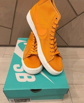 Sneaker Nike SB Blazer Court Mid Premium Light Curry Herren Größe 12 Eur 46