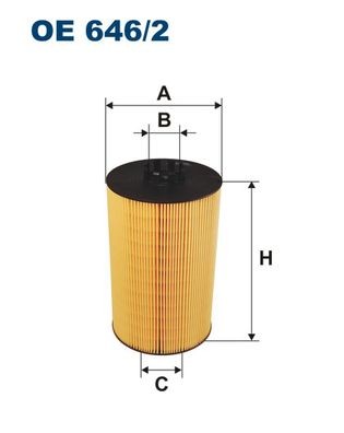 FILTRO DE ACEITE MOTOR FILTRON OE646/2P PARA PLAXTON PANTHER 265KW,294KW - Imagen 2 de 5