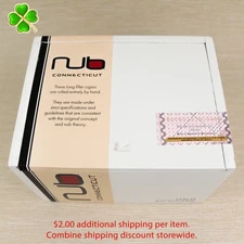 Nub Connecticut 460 Empty Cigar Box 6.25" x 5" x 4"