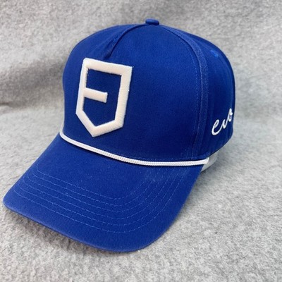 Evo Shield Logo Mens Blue EvoShield Baseball Cap Snapback Rope Hat OSFM