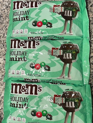 #ad #ad M amp; M#x27;s Holiday Mint Chocolate Candy 3 Bags 9.2 Oz. Each Expires 07 2026 $28.00