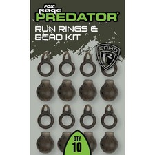 Fox Rage Predator Camo Run Ring & Bead Kit FAC094 NEW Pike Predator Lead Kit