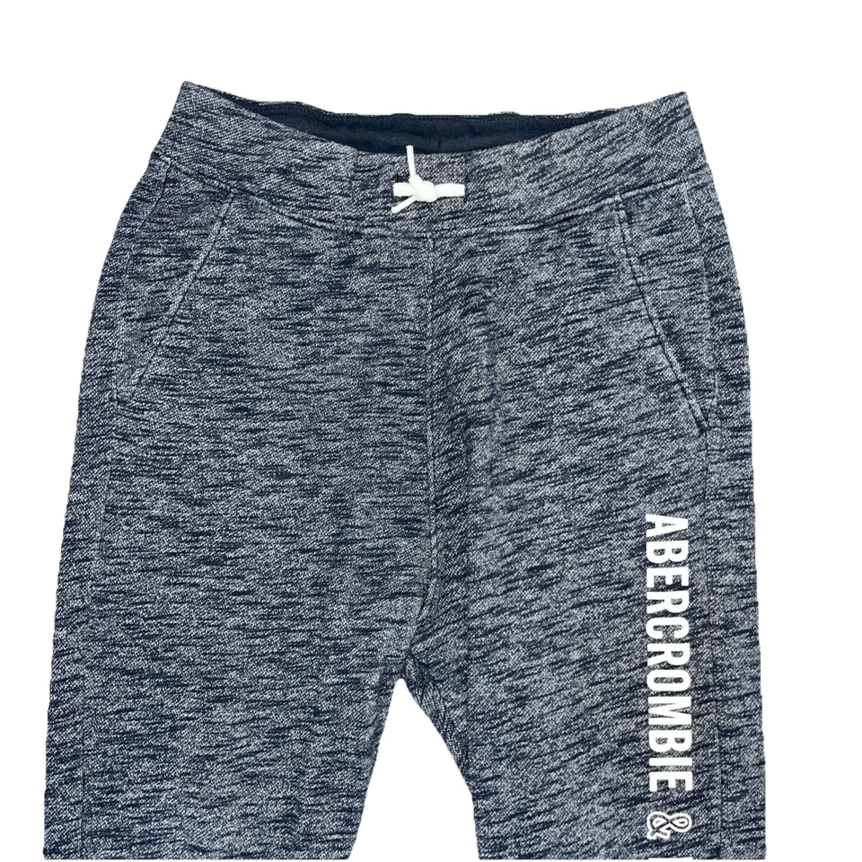 Abercrombie & Fitch Kids Heather Gray Fleece Jogger Sweatpants 11/12 - Image 2 of 4