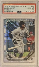 ⚾ Luis ROBERT RC *Mega Box Chrome* Rookie PSA 10 2019 Bowman #44 Gem Mint