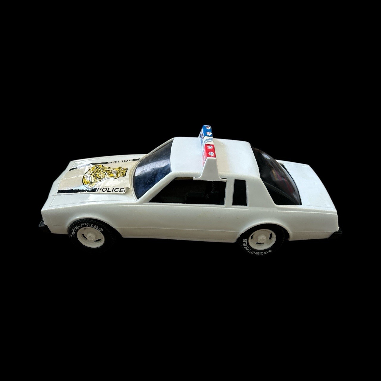 Vintage American Plastic Toys Monte Carlo Highway Patrol Car 1980