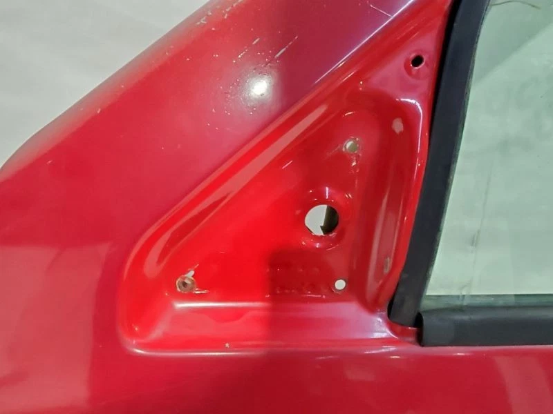 Dodge Ram 2500 2006 2007 OEM puerta delantera izquierda roja pintura mega áspera Foto 3 de 4