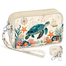 Wristlet Purses for Women, Nylon Small Crossbody Bags with Adjustable Strap 3...