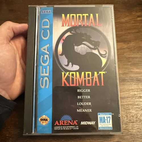 Mortal Kombat (Sega CD, 1993) Complete W Reg - Tested - Authentic