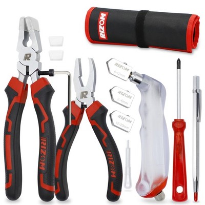 Rizom Glass Cutters Tools, Cutter 2-20MM, 8'' Running Black&Red