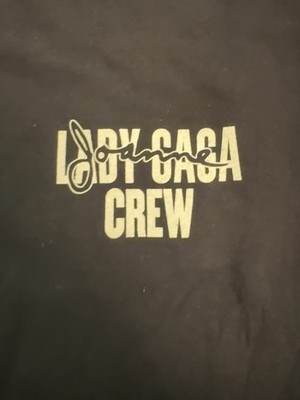 Lady Gaga Joanne World Tour Local Crew Shirt Black XL