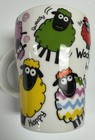 Wacky Woollies Ireland Multi-Color Comic Sheep Irish Coffee Mug 11 oz Spoon Slot — photo 2