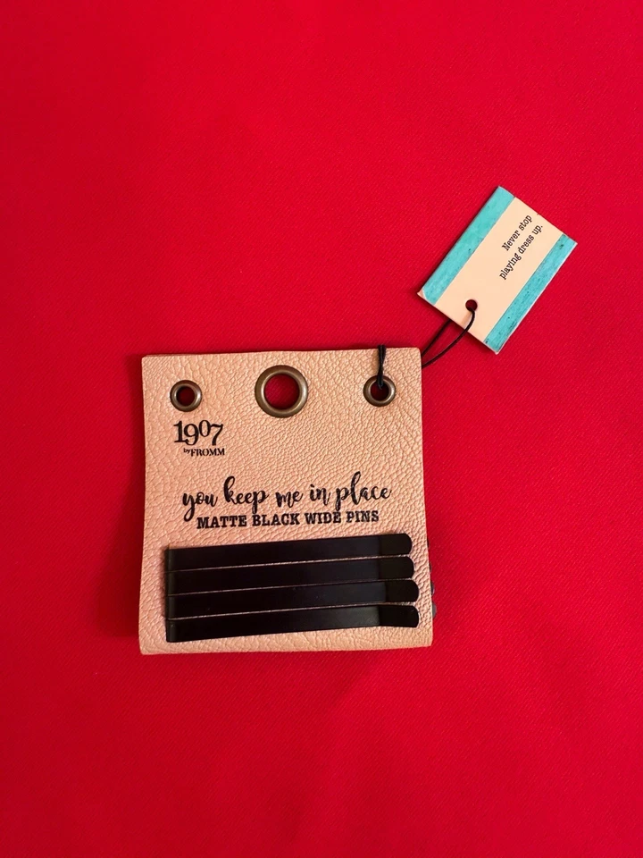 0.15x2.3” Strong Fixation For Wedding Tiara Crown Matte Bobby Pins Black - Image 3 of 3