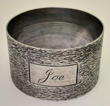 Antique Vintage Solid Silver Joe Napkin Ring Harrison Bros B/Ham 1967 £9.99 N/R