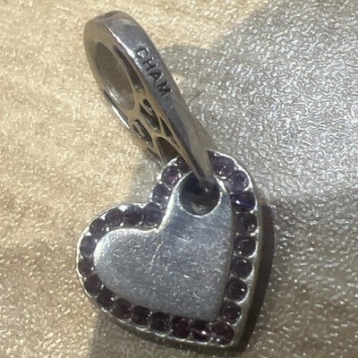 Chamilia 925 Sterling Silber MUM Liebe Herz Hänger Rosa Swarovski Charm