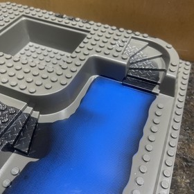 LEGO Baseplate Raised 32x32 6092pb02 Alpha Team Three Level Ogel Center Set 6776