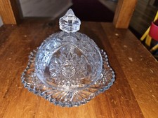 Vintage EAPG Child's Covered Butter Dish